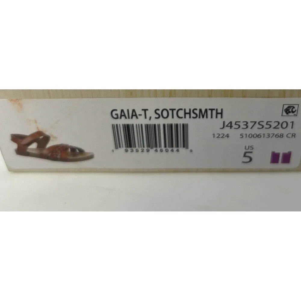 NEW Blowfish Malibu Toddler‎ Girls Gaia Sandals Size 5 Scotch Brown Braided NIB